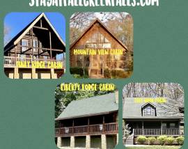 Summer Availability for these Super Cute & Cozy Cabins